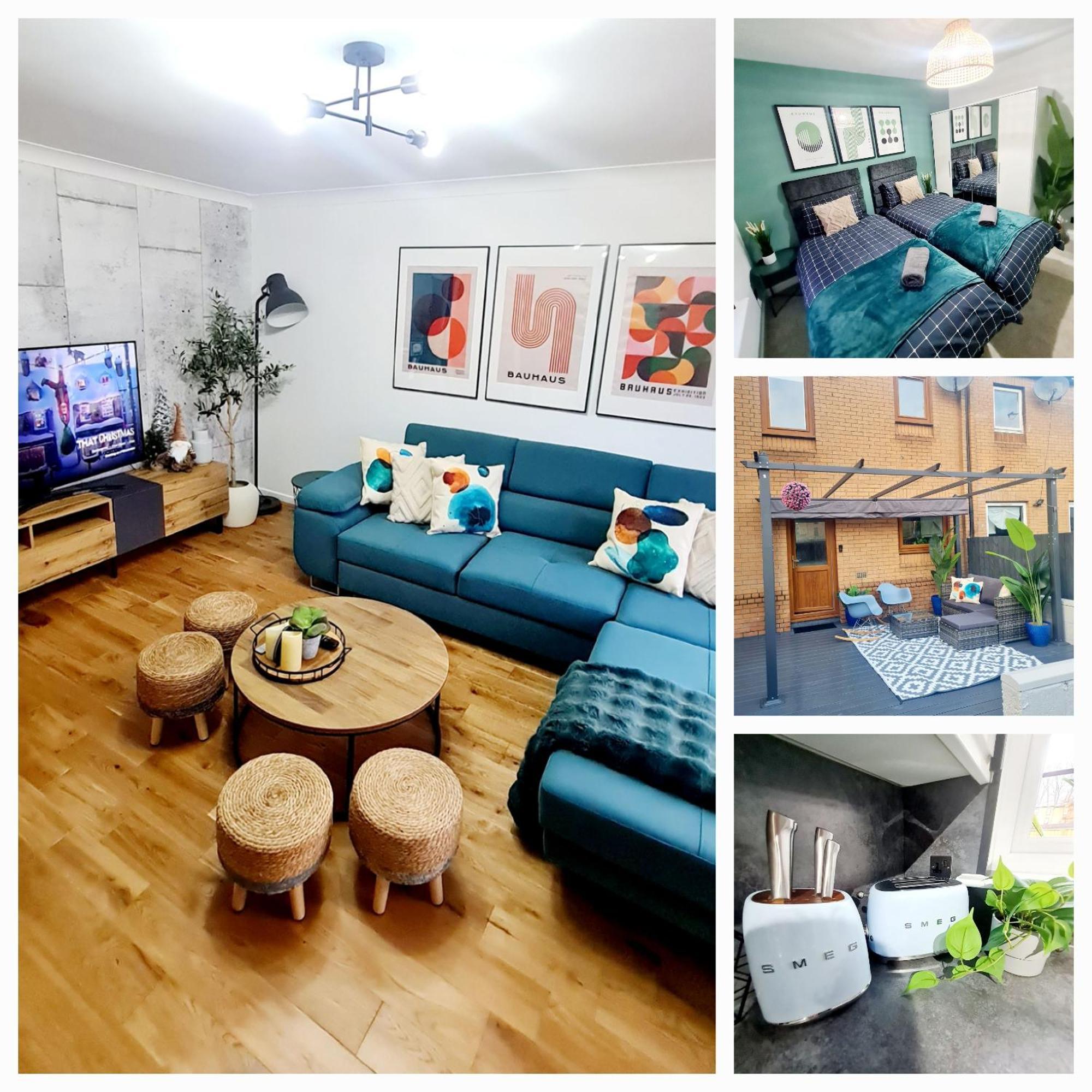 Ferienwohnung Bright 3Br Walking Distance To Town - Free Parking Glasgow Exterior foto
